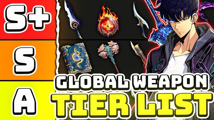 BEST WEAPONS TIER LIST! (Global Launch) - Solo Leveling: Arise