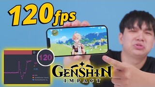 THỰC HƯ CHƠI ĐƯỢC GENSHIN IMPACT 120fps TRÊN iPHONE 13 PRO MAX !!!