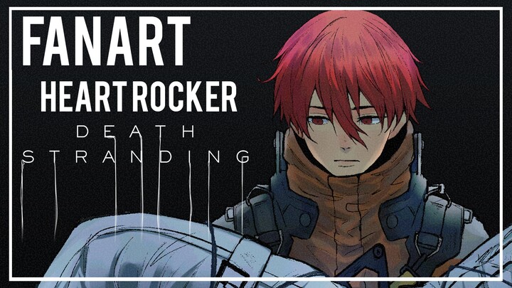 [Speed Paint] Heart Rocker (HRK) - Death Stranding #hrkfanart