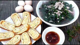 Món Trứng Cuộn và Canh Cải Salad Xoong Nhật l Bữa Cơm Gia Đình Việt đơn giản
