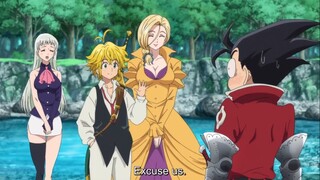 Zeldris and Gelda interrupted by Meliodas and Elizabeth