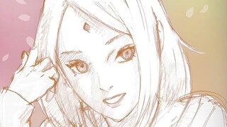 Sakura drawn by Kishimoto