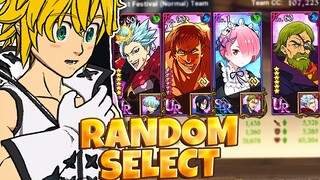 MOST RIGGED CHALLENGE!! RANDOM PVP SELECT WITH PENALTY IS BACK! | Seven Deadly Sins: Grand Cross