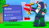 NEW* Archer KIT!! in Roblox BedWars