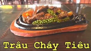 Món Ăn Ngon Và Hấp Dẫn Trâu Cháy Tiêu  - Nhà Hàng Trâu Núi Tam Đảo