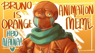 MEME/UTMV || bruno is orange || hbd alaina!! (BLOOD TW)