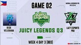 Risk Velkhana vs Lazy Esports Pro Game 02 | Juicy Legends Q3 2022