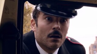 A man was caught by the traffic police for driving without a license. In order to get away with it, 