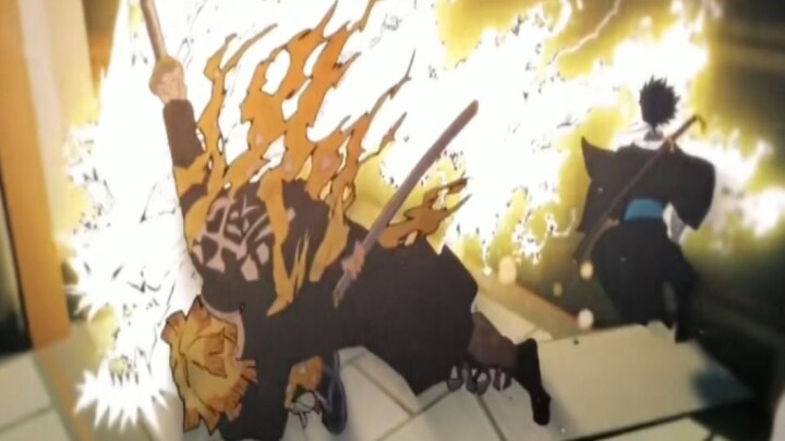 Animasi|Zenitsu Agatsuma Menggunakan Flaming Thunder God Bunuh Jogen