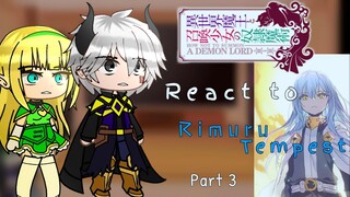 How NOT to Summon a Demon Lord react to Rimuru Tempest「Part 3/?」