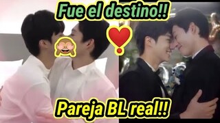 Pareja BL real!🙈Fue el destinó!♥️ #plusminus