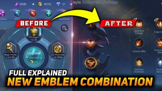 NEW EMBLEMS COMBINATION FULL EXPLAIN 100's OR MORE  | MOBILE LEGENDS