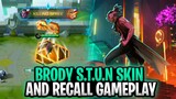 Brody S.T.U.N Skin & S.T.U.N Recall Gameplay | Mobile Legends: Bang Bang