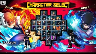 Game Boku No Hero Academia Mugen [ANDROID/PC] Best Skill Character