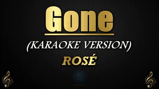 Gone - ROSÉ (Karaoke/Instrumental)