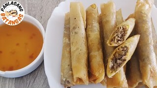 Lumpiang Puso ng Saging | Banana Heart Spring Rolls