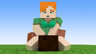 How Poor Alex revenge Steve? - Alex and Steve story - minecraft animation