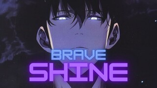 Solo leveling「AMV」 Brave Shine #sololeveling