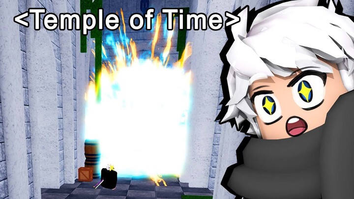 BREAKING Temple Of Time With GLITCHES In Blox Fruits (Roblox)