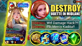 KADITA DESTROY ODETTE IN RANK GAME!! | KADITA BEST BUILD 2022 | TOP GLOBAL KADITA GAMEPLAY