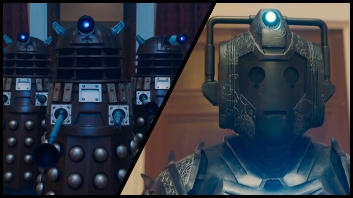 Dalek and Cybermen action in: 'The Power of the Doctor' (2022)