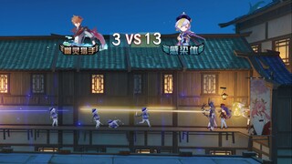 坏了，让他在原神里面玩到真的CF了