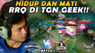 PEMBUKAAN MATCH SUPER PENENTUAN DI SEASON INI! NASIB RRQ DITANGAN GEEKFAM!! - RBL VS GEEK MATCH 1