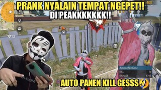 PRANK NGEPET DI PEAK!! AUTO PANEN NYAWA GESS🤣