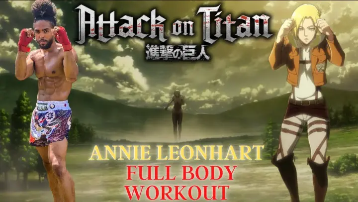 Attack On Titan | Annie Leonhart Full Body Workout (Follow Along)