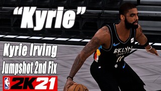 Kyrie Irving Jumpshot Fix NBA2K21 with Side-by-Side Comparison