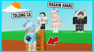 Aku Dan Adiku Terpaksa Harus Naik Ke Bukit Menggunakan 1 Tangga Di Roblox ft @Shasyaalala