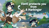 Venti Protects You From a Harbinger (cottagecore series) (featuring GenshinsleepASMR as Scaramouche)