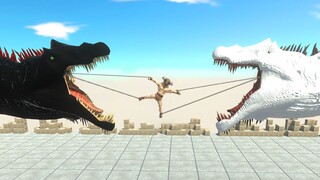 Black or White Spinosaurus - Animal Revolt Battle Simulator