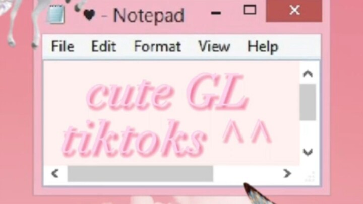 cute GL TikTok complations