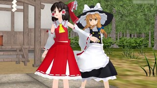 [MMD] Penindasan Amerika, tapi Gensokyo