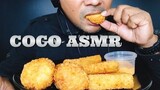 ASMR:Shrimps Cake (EATING SOUNDS)|COCO SAMUI ASMR #ทอดมันกุ้ง#กินโชว์