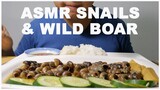 ASMR Mukbang Eating Snails & Wild Boar (ASMR Korea USA UK Brazil Russia Japan India Germany France)
