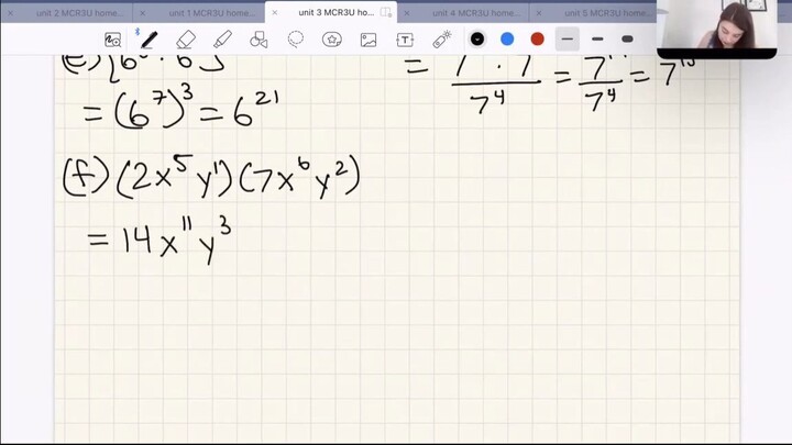 指数定律 Exponent Laws