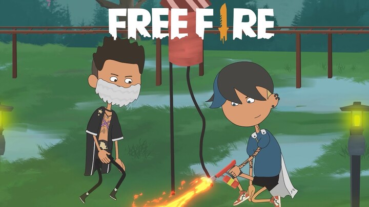 animation free fire - kembang api malam tahun baru - animasi ff
