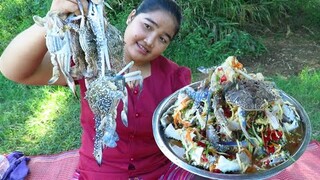 Yummy Crab with chili  recipe & Cooking Life