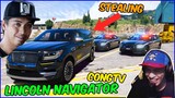 Stealing @Cong TV LINCOLN NAVIGATOR car! in GTA (SOBRANG INTENSE)