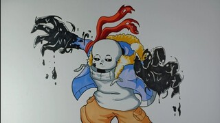 COOL How To Draw PALE SANS Very Easy Cách Vẽ Sans Ngầu Và Đẹp