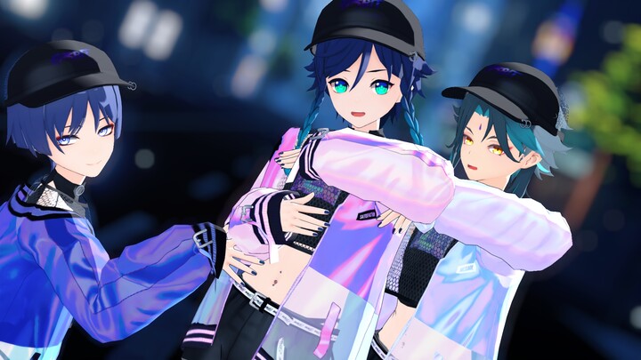 [Genshin Impact MMD/San/Wen/Xiao]viên ngọc