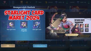 CARA MENDAPATKAN STARLIGHT CARD MURAH SKIN STARLIGHT BULAN MARET 2024 IXIA DYNAMIC STREAK MLBB