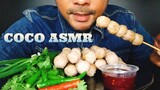 ASMR:Meatball ลูกชิ้น(EATING SOUNDS)|COCO SAMUI ASMR#กินโชว์ลูกชิ้นปิ้ง