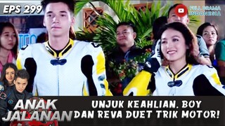 UNJUK KEAHLIAN, BOY DAN REVA DUET TRIK MOTOR! - ANAK JALANAN