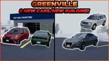 Greenville 8 NEW CARS/ NEW BUILDING! || Roblox Greenville