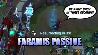 FARAMIS BUFFED PASSIVE SKILL - 90% REDUCED RESURRECTION TIME