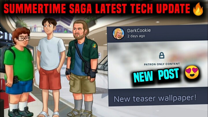 NEW TEASER WALLPAPER! SUMMERTIME SAGA NEW POST 🔥 ALL MALE CHARACTER FULL BODY IN LATEST TECH UPDATE