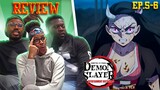 Demon Slayer Entertainment District Episode 5&6 Review | Tangiro & Nezuko Vs Daki